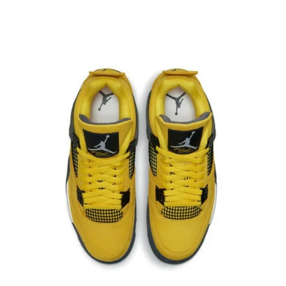 New size 9 Air Jordan 4 Lightning Retro Tour Yellow White